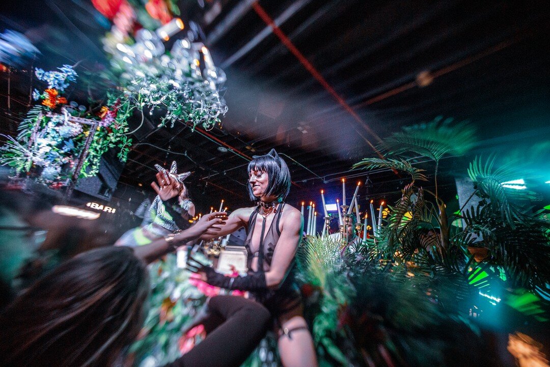 We designed a multi-sensorial jungle experience at @thebrooklynmonarch for @palosantonyc and @muzikanyc, to amplify the audience's wildest side - by connecting them with nature through mesmerizing music and enveloping decorations.

📸- @yuliyaskya

 