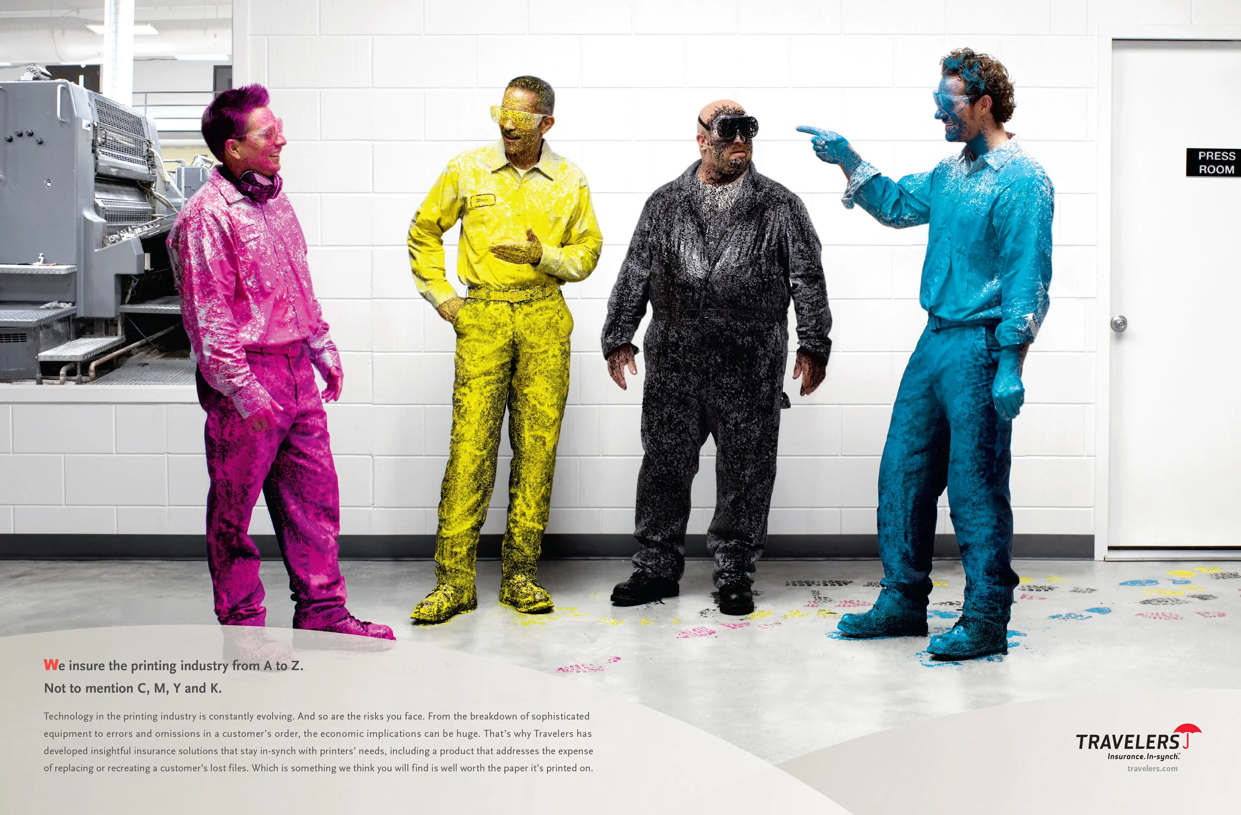 Trade ad for printing industry