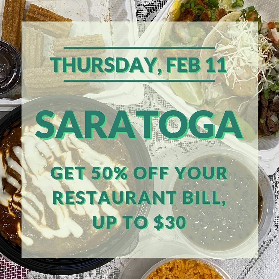 Order takeout tonight!!! #supportlocalbusiness #splitthebillny #saratogasprings #today #dontmissoutonthedeal
