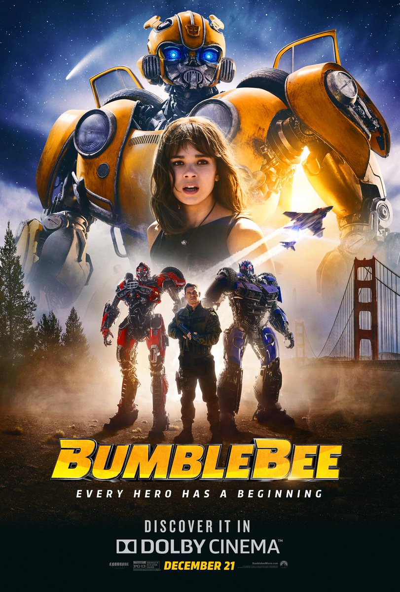  Director: Travis Knight  Production Designer: Sean Haworth    Oversaw the creation of a physical Bumblebee buck, which was used in filming for closeups and CG reference for all conditions.  Along with various art directing duties for multiple sets, 
