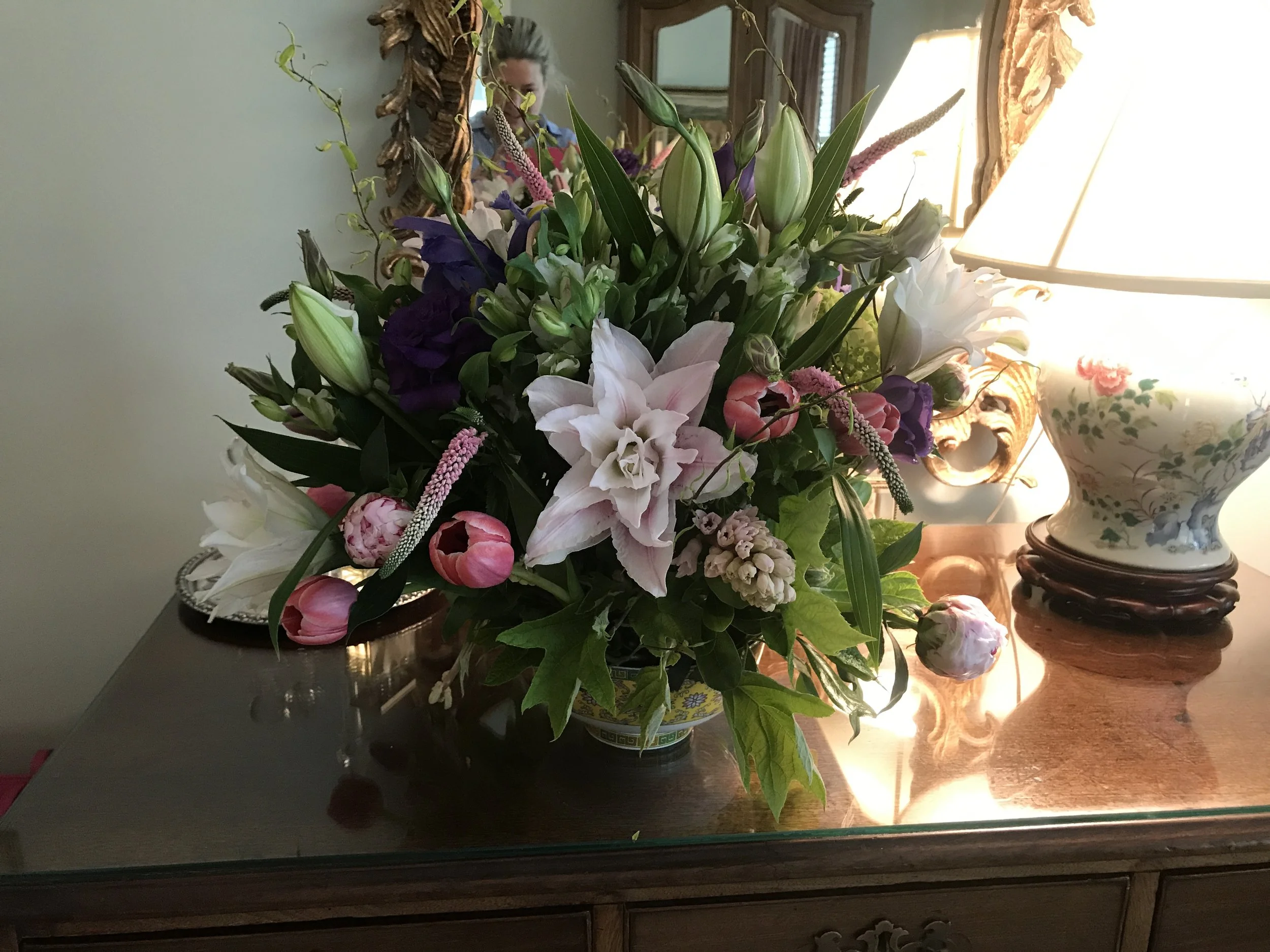 Master Bedroom Arrangement created by my mother, Barbara Roberson, and me. ©betsygibsondesign