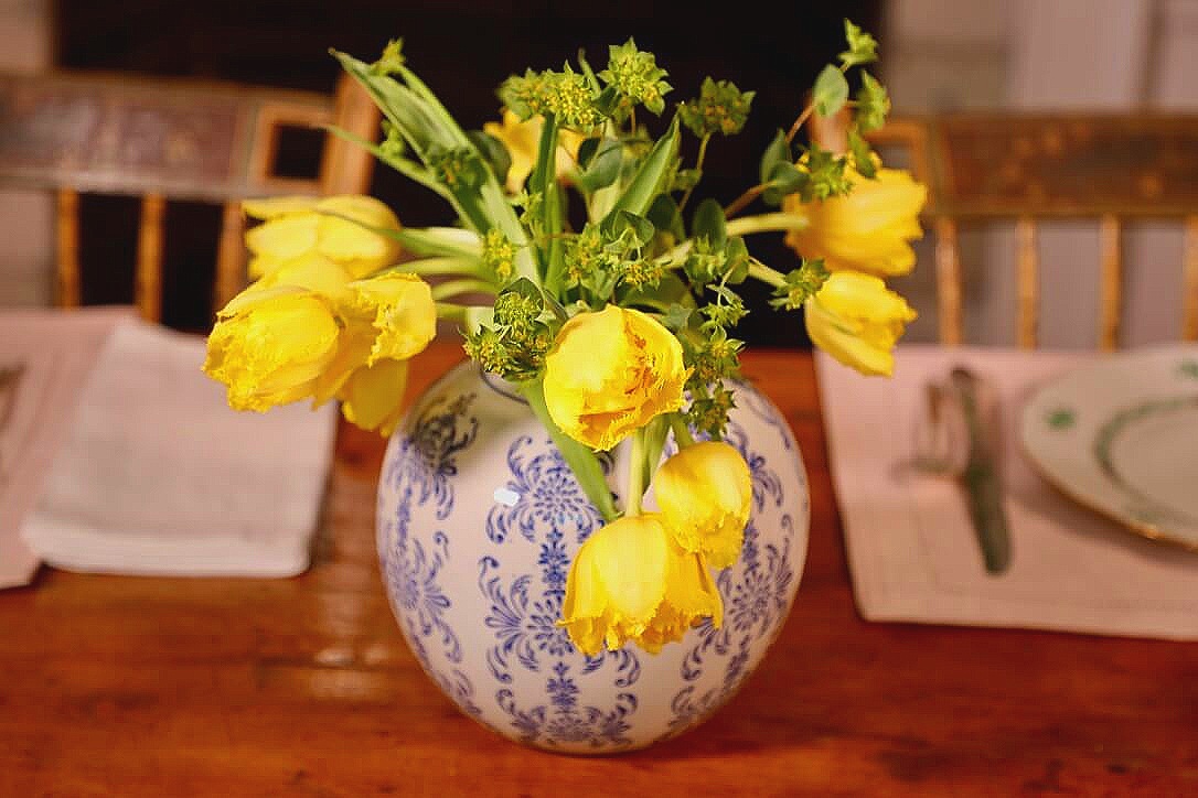 Fringed Tulips and Bupleurum. ©betsygibsondesign