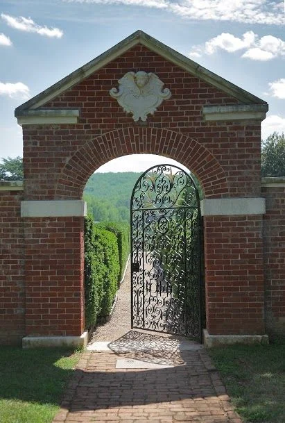 Garden gate. ©James Madison’s Montpelier (Pinterest)