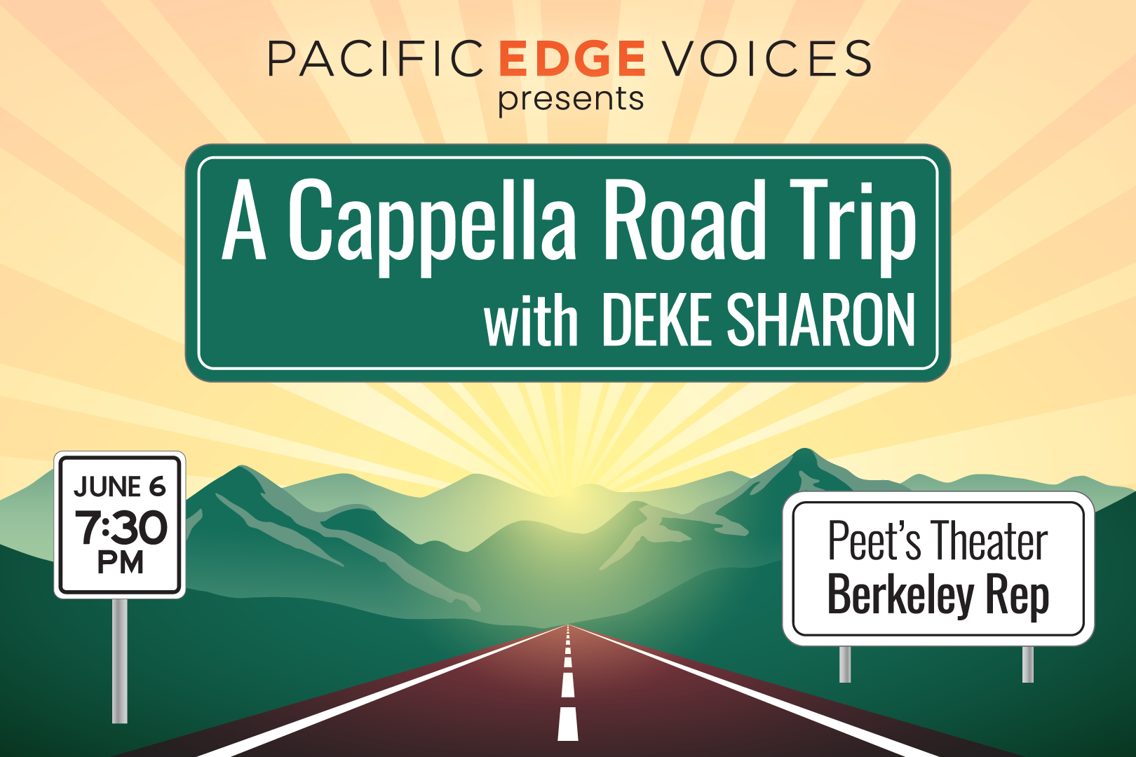 A Cappella Road Trip with Deke Sharon - BERKELEY
