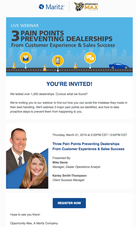 Webinar Eblast