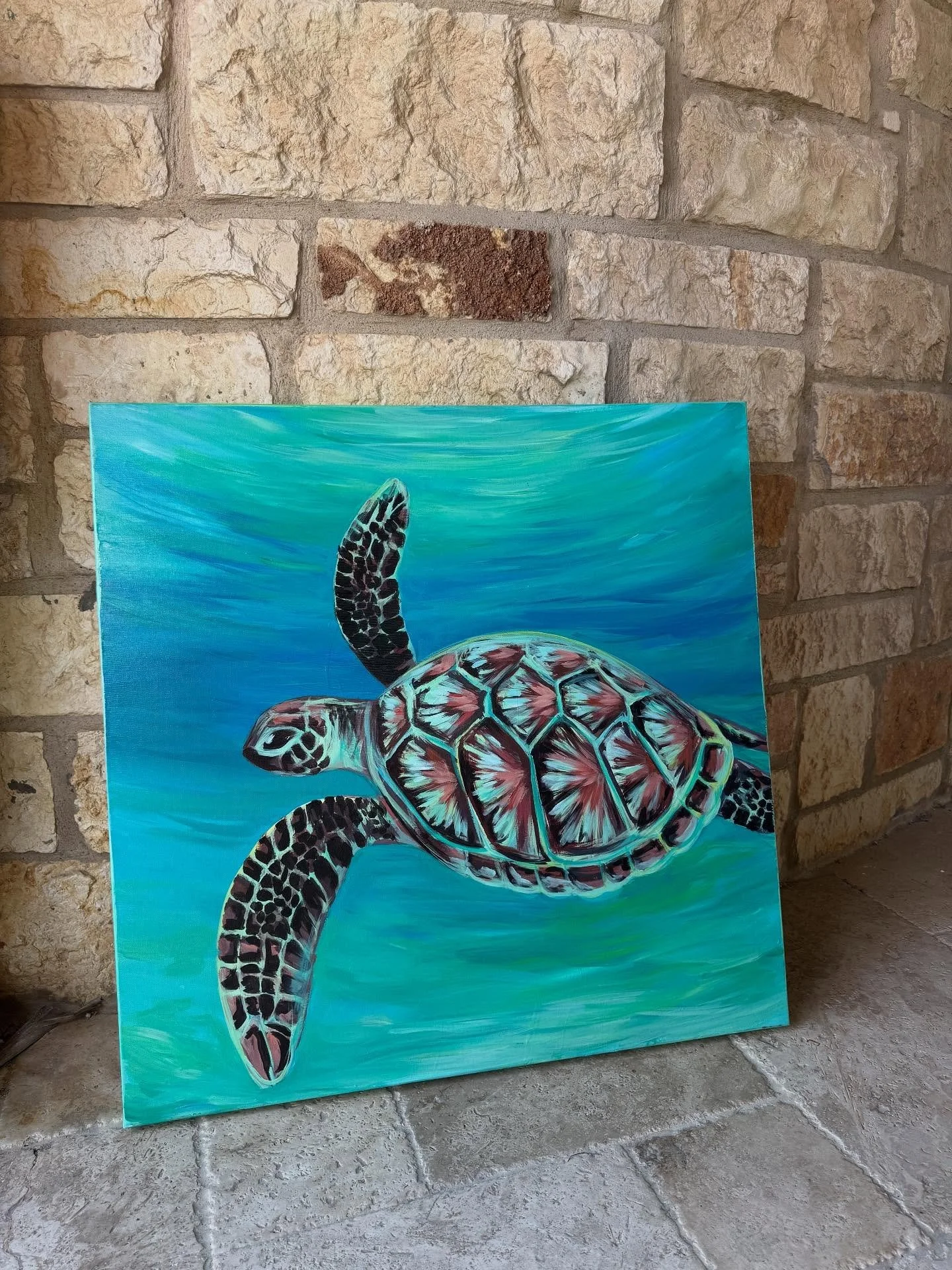 Bid on it tonight at the fundraiser for the @arkwildliferehab at @sipyardporta! 🫶
.
#kglover #kgloverart #seaturtle #savetheseaturtles #ark #portaransas #portaransasart #sipyard #texascoast #texas