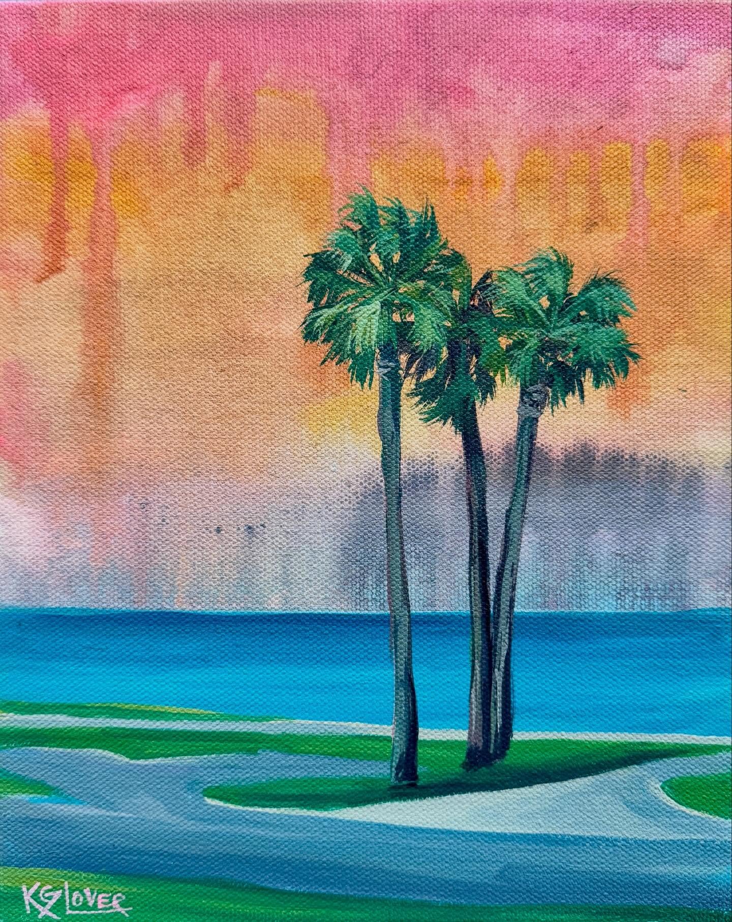 See you tonight at @lazybeachdowntowncc for the reception of my #ArtShow Down by the Bay! Take home a piece of art inspired by #corpuschristi painted on mini to large canvas! 🩵
.
#kgloverart #coastalbend #coastalart