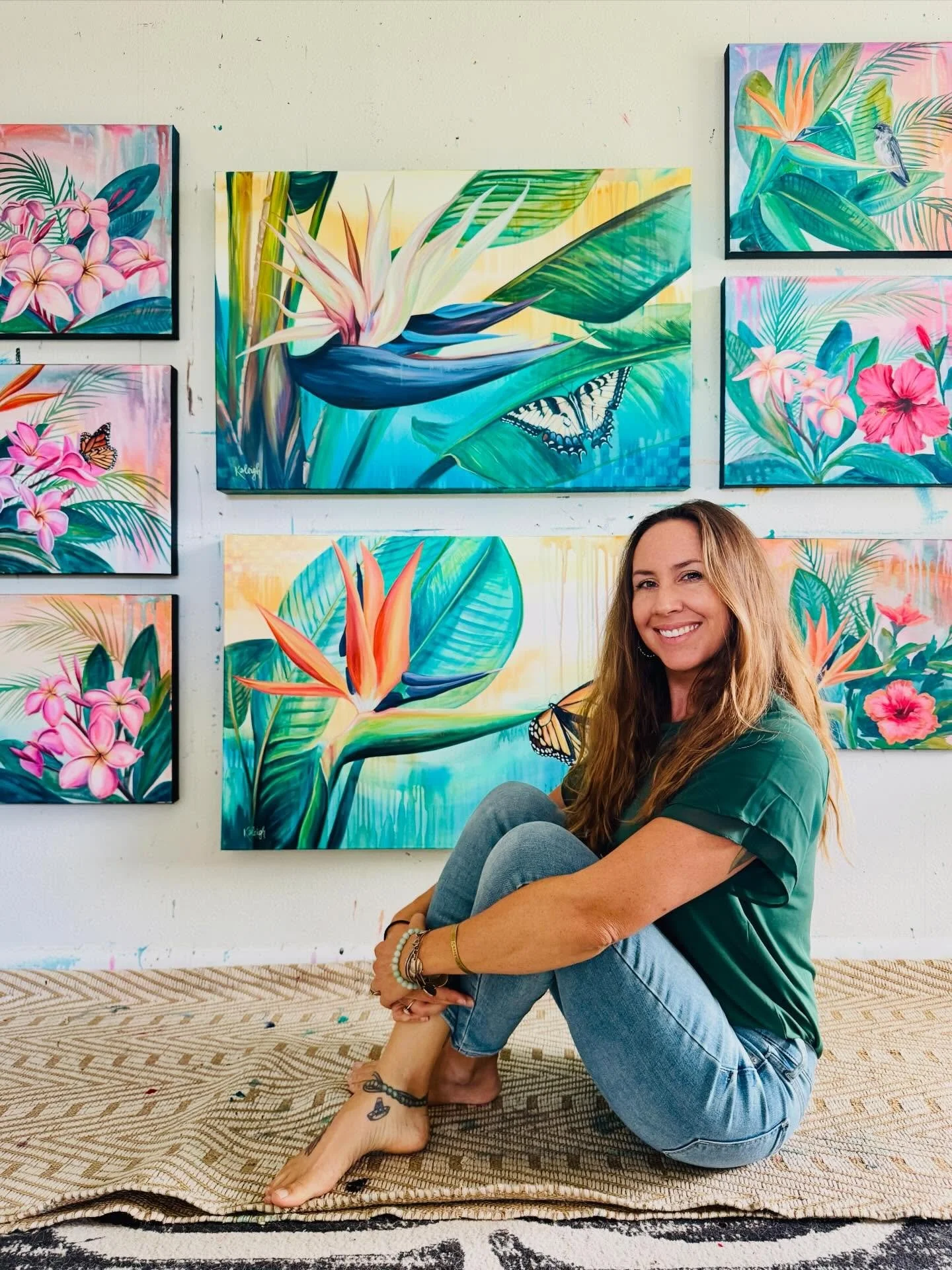 So pumped for this #spring!! I&rsquo;ve been gardening in my studio  to show my paintings in New York City &amp; Pensacola next month to attract you butterflies to come see the blooms! 🦋 
.
First stop, @artexponewyork with @perseusgallery1 @perseusg
