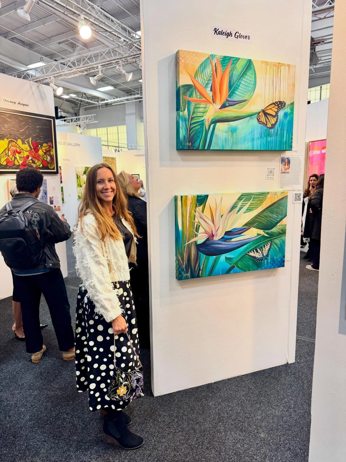 Quick trip to #newyorkcity for the opening of @artexponewyork! I showed my two paintings, &ldquo;On the Edge of Paradise&rdquo; &amp; &ldquo;Paradise Found&rdquo; with @perseusgallerynyc @perseusgallery1 at @pier36nyc! You can see and read more about