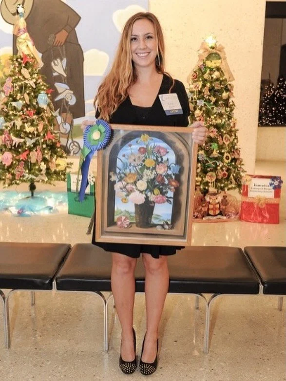 Throwback to&hellip; 2015 (?) when I painted this master copy for the @islanduniversity President&rsquo;s Council Art Show. I placed&hellip; something that received a ribbon 😅&hellip; and was purchased &amp; lives in on the Texas A&amp;M University 
