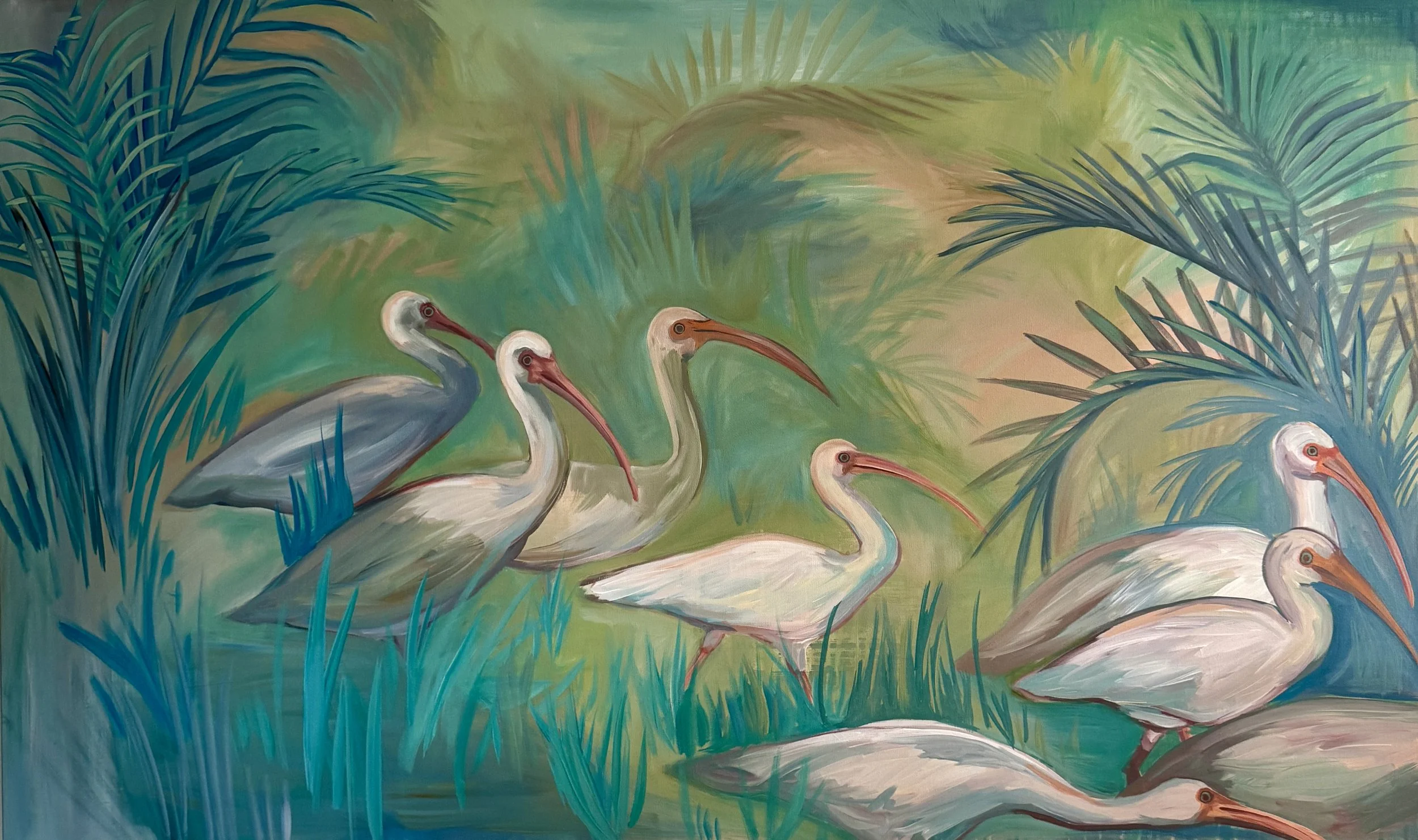 KaleighGloverArdoin_FlockofIbises2024.JPG
