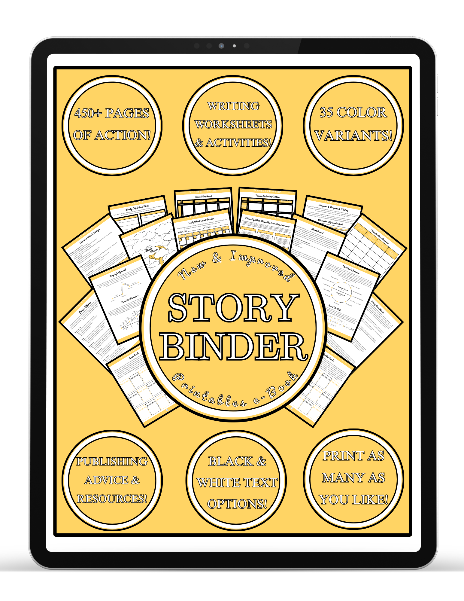 Dandelion Story Binder Printables e-Book (FREE Download)