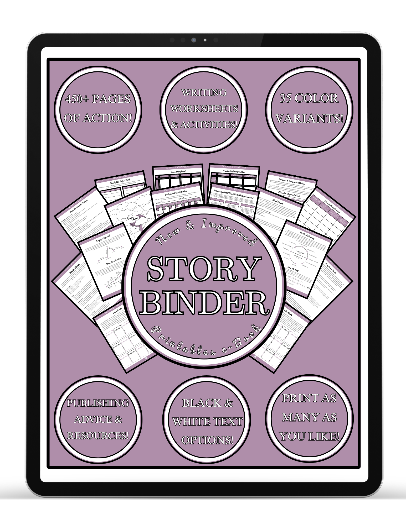 Plum Story Binder Printables e-Book (FREE Download)