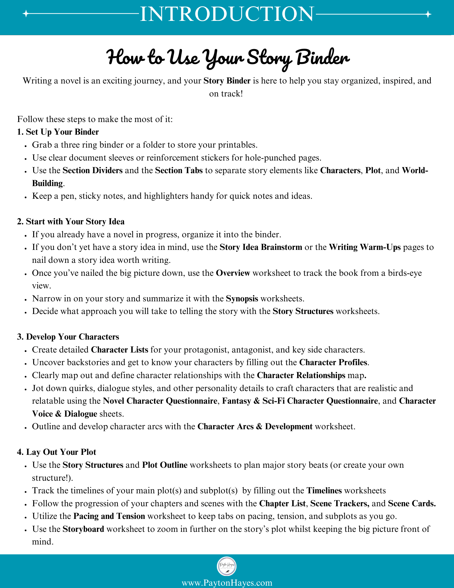 Turquoise Story Binder Printables e-Book (8).png
