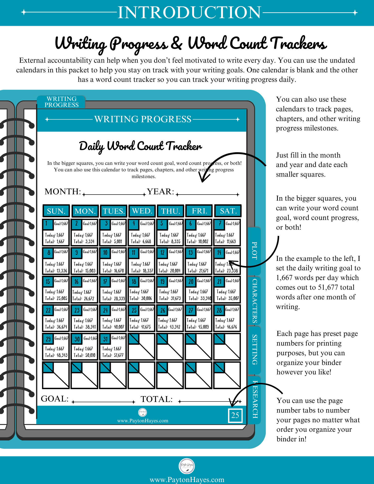 Turquoise Story Binder Printables e-Book (14).png
