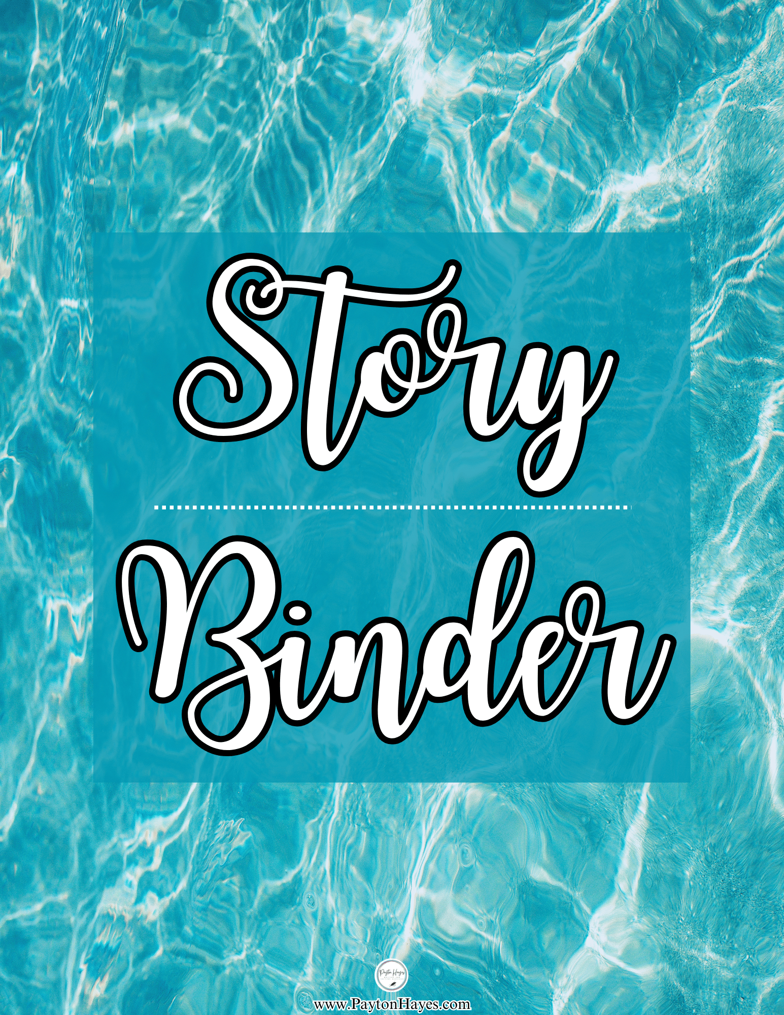 Turquoise Story Binder Printables e-Book (17).png