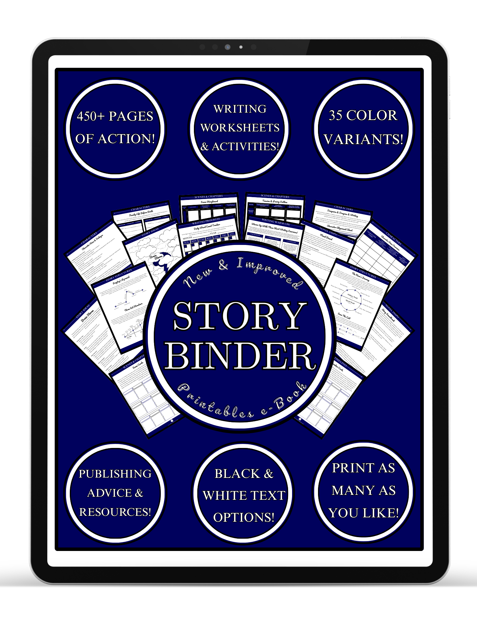 Midnight Story Binder Printables e-Book (FREE Download)