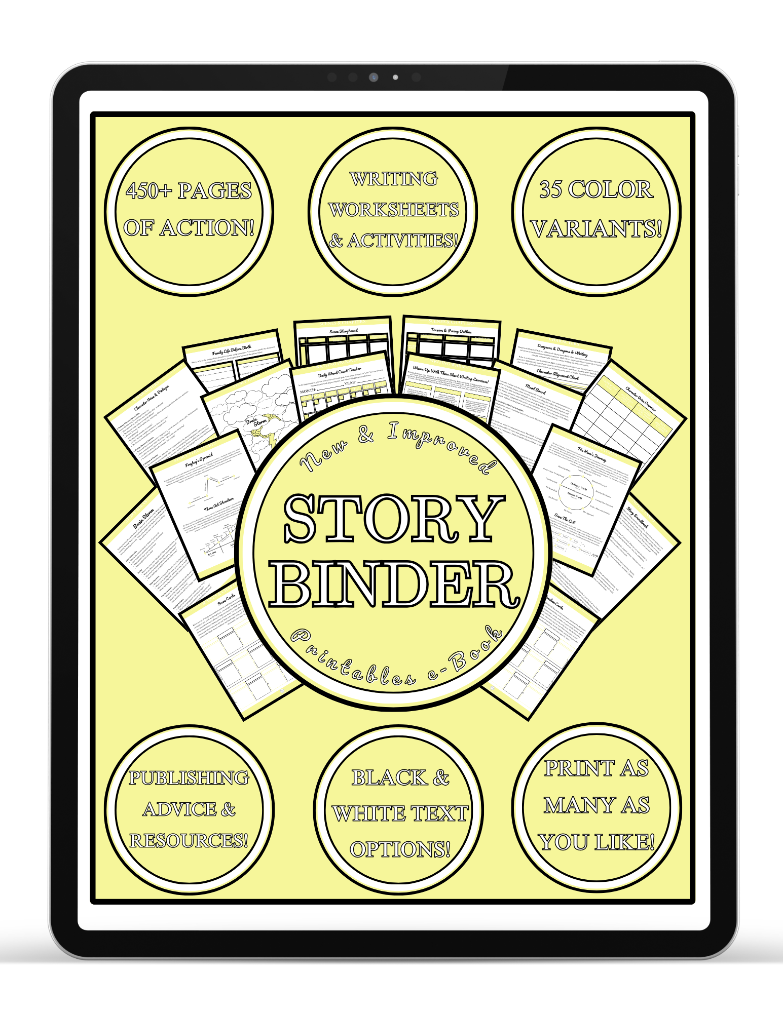 Honey Story Binder Printables e-Book (FREE Download)
