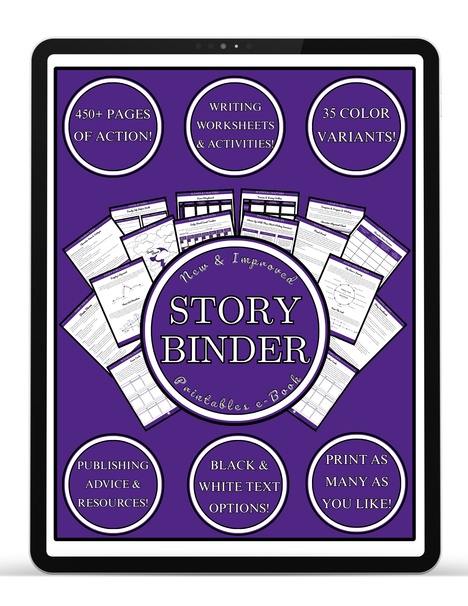 Belladonna Story Binder Printables e-Book (FREE Download)