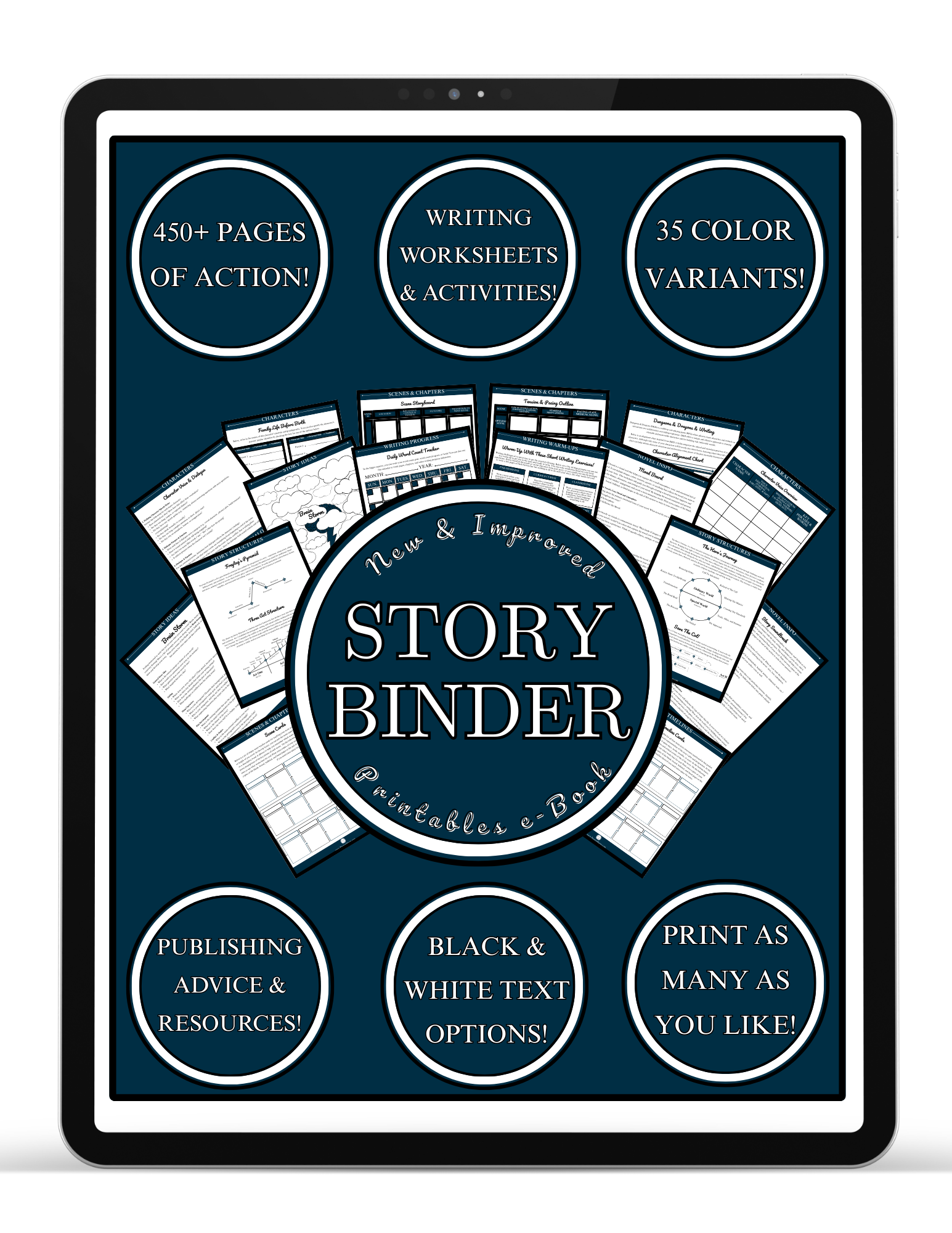 Ocean Story Binder Printables e-Book (FREE Download)