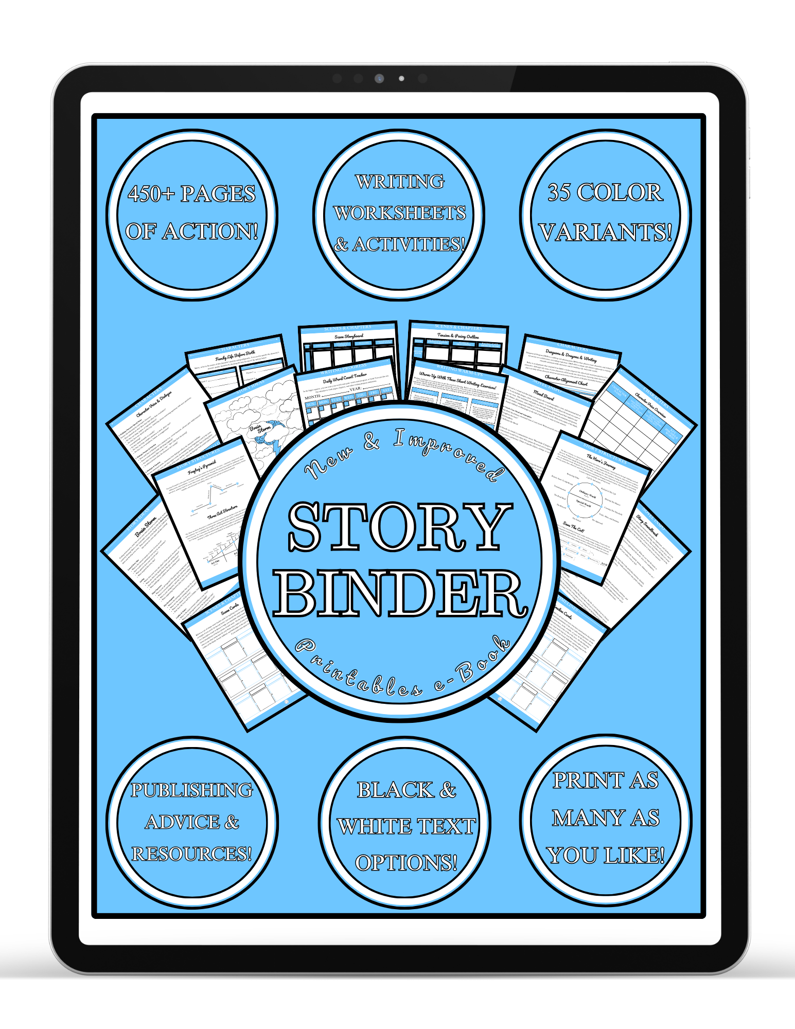 Sky Story Binder Printables e-Book (FREE Download)