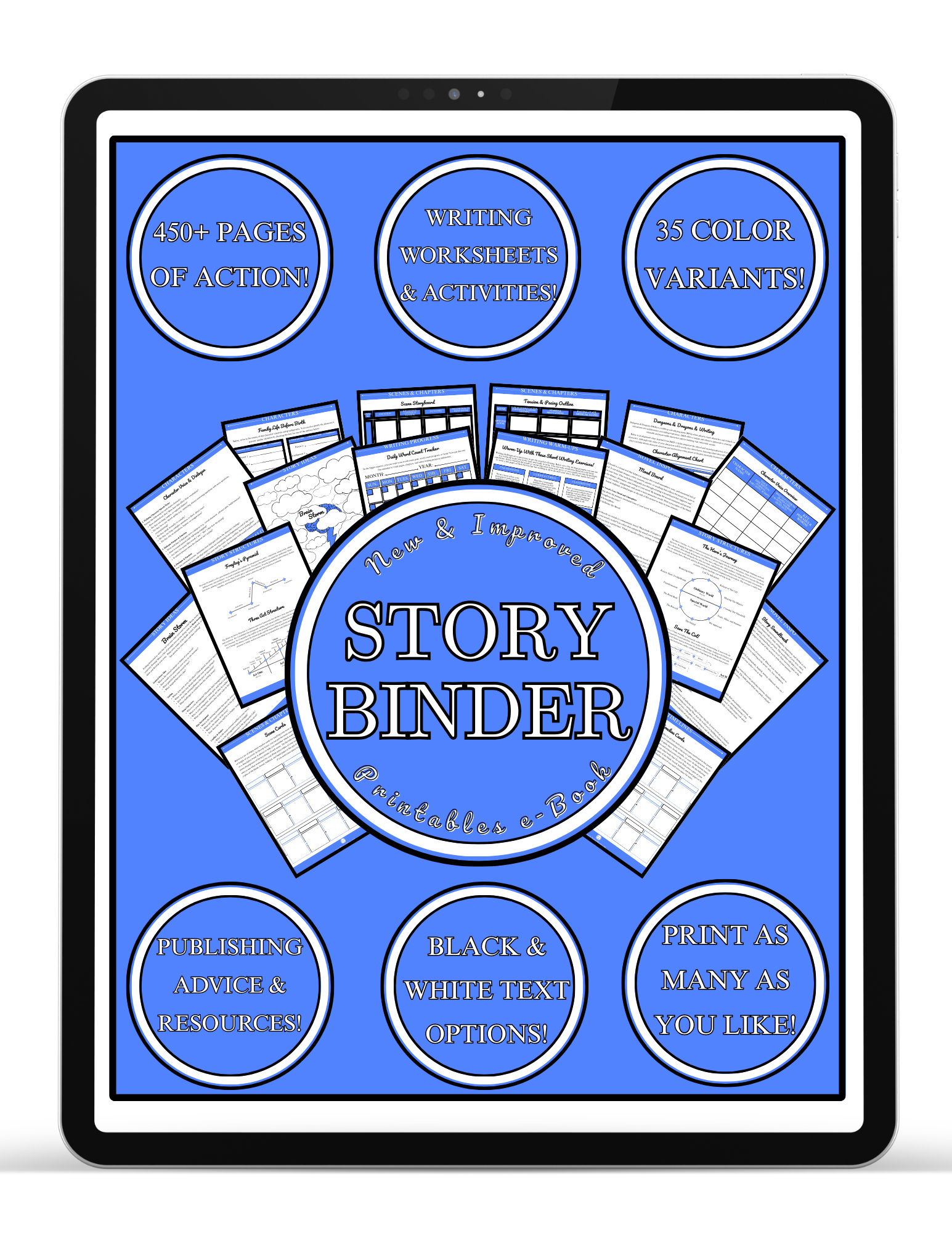 Lake Story Binder Printables e-Book (FREE Download)