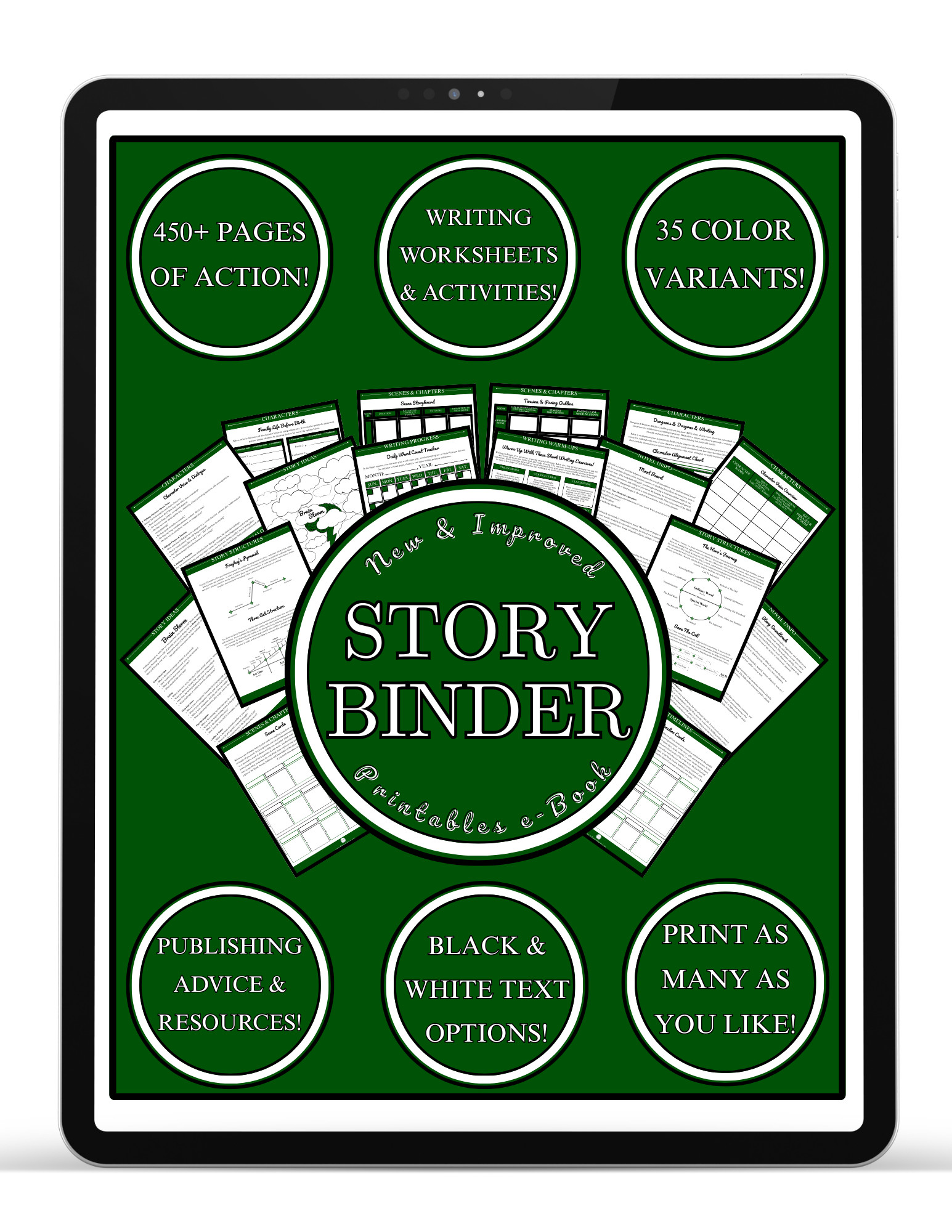 Clover Story Binder Printables e-Book (FREE Download)