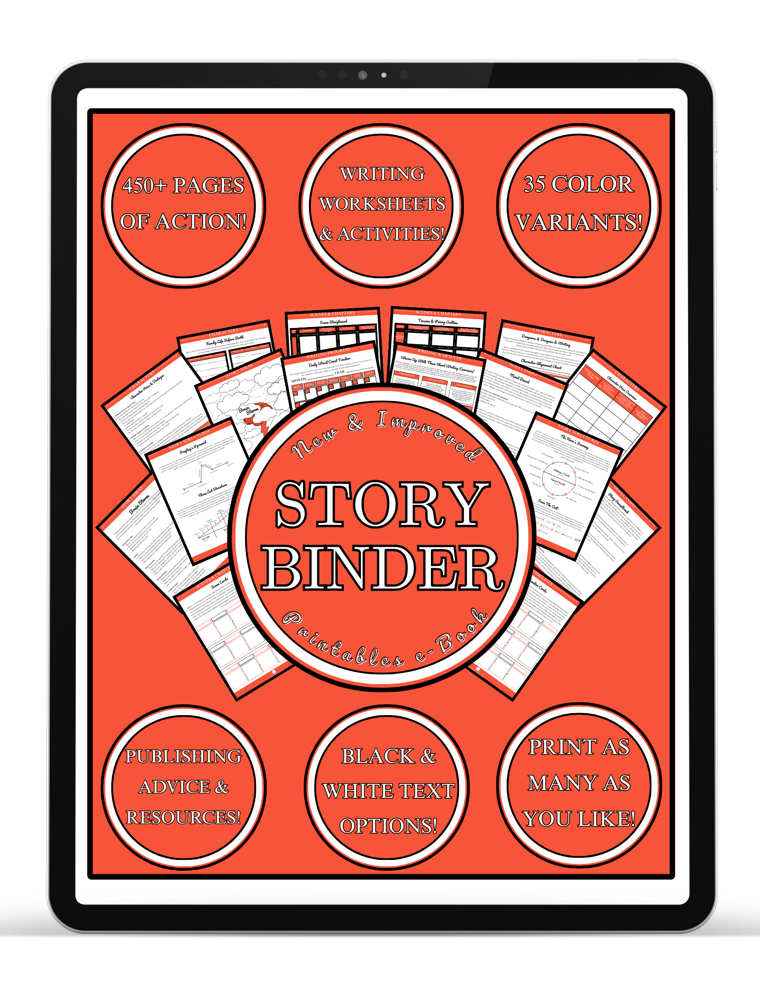 Persimmon Story Binder Printables e-Book (FREE Download)