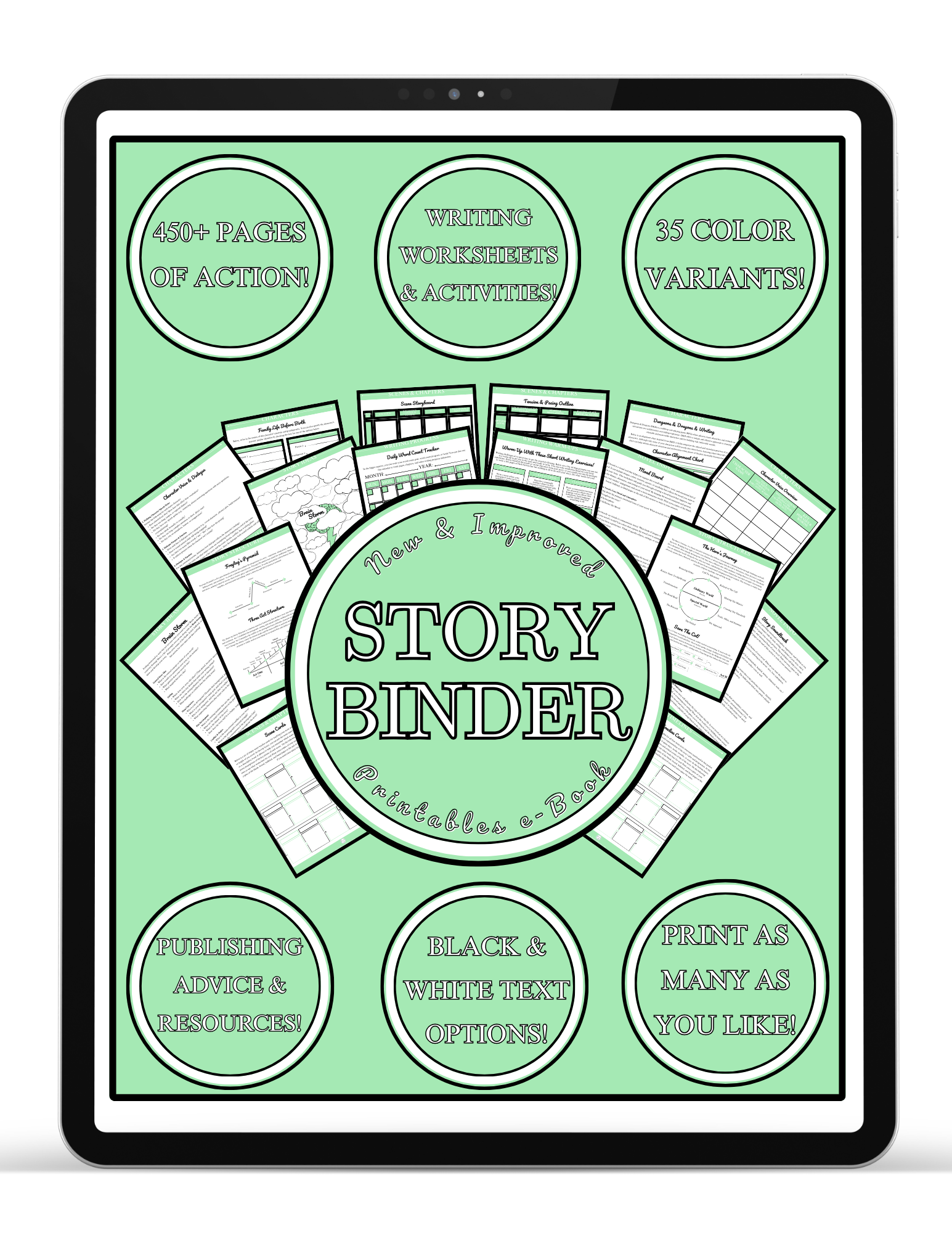 Sea Story Binder Printables e-Book (FREE Download)