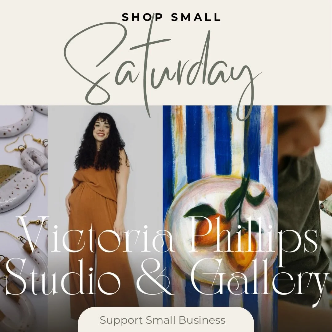 It&rsquo;s not lost on me what a privilege it is to have a space of my own for Shop Small Saturday this year. 🫶🏼

There were so many seasons where this was just a dream, and now I get to open the doors of Victoria Phillips Studio &amp; Gallery and 
