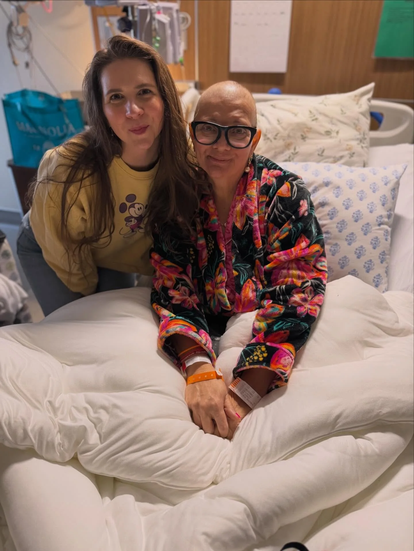 A personal update for those who have been following along and praying for our family.

My mom had her bone marrow biopsy and lumbar puncture today, and during the procedure they also administered chemotherapy into her spine as a preventative treatmen