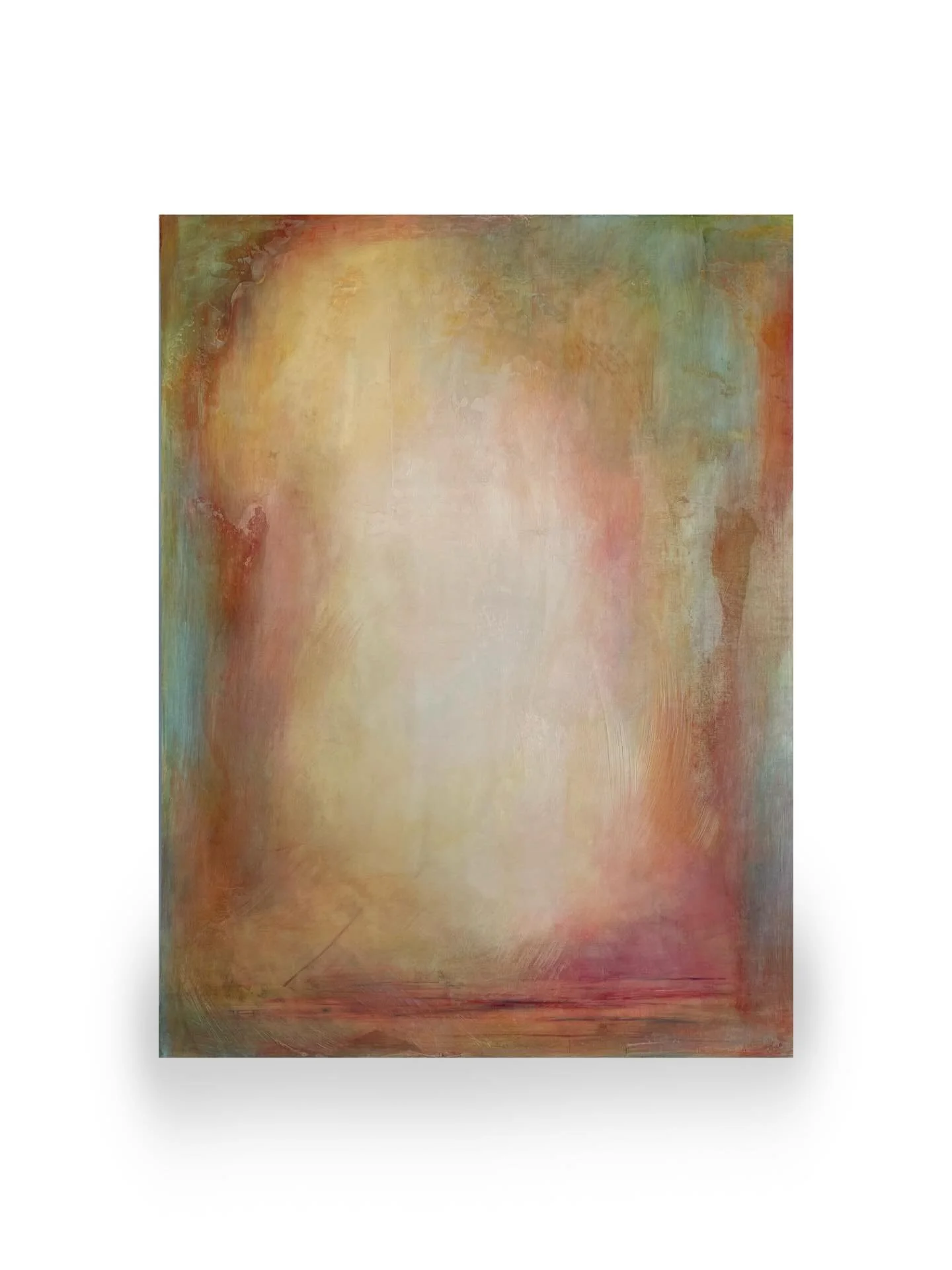 There is Light

The second painting in my In the Quiet series, this piece reflects the truth that even in the deepest darkness, there is light. It is not distant or dim, but steady, illuminating the darkness, bringing warmth where there has been heav