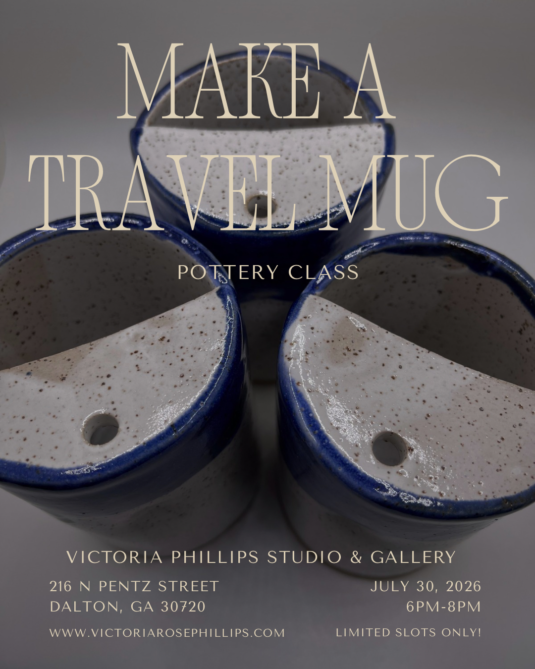 July: Make a Travel Mug – Ceramic Workshop