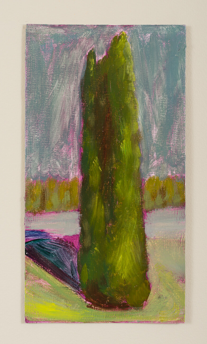Peter Gynd, Untitled, 2020, oil on board, 11 x 6 in. 