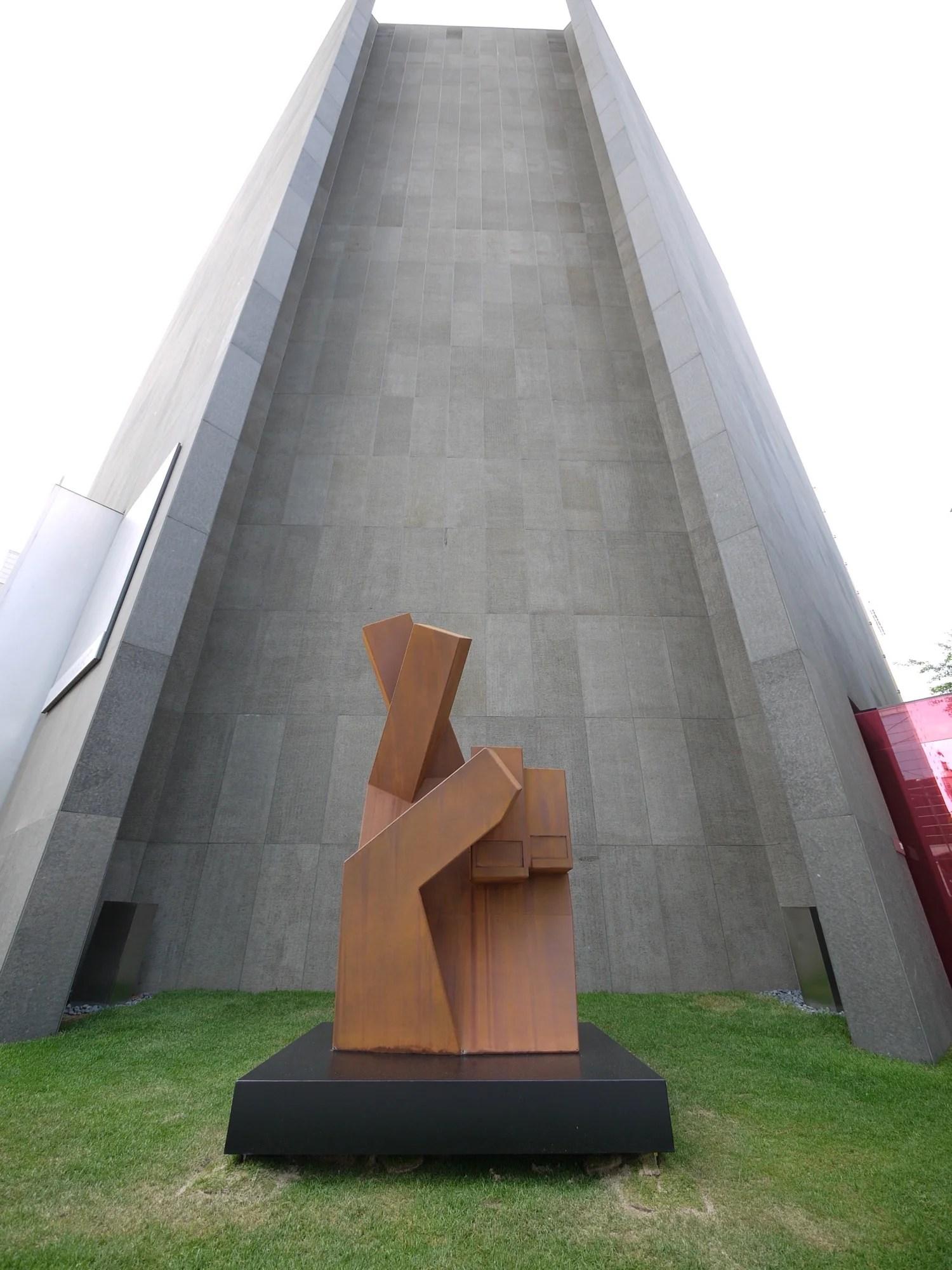   Heavy Handed (Crossed Obelisk),  2012 (installation view) 