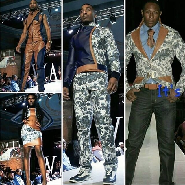 Walk Fashion Show designer @stitchby.ty 
#walkfashionshow #stayhome #independentfashion #detroitfashion #fashionshow