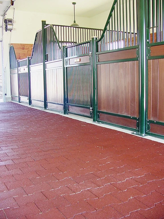 Professional Horse Barn Accessories Rubber Pavers & Custom Barn Doors