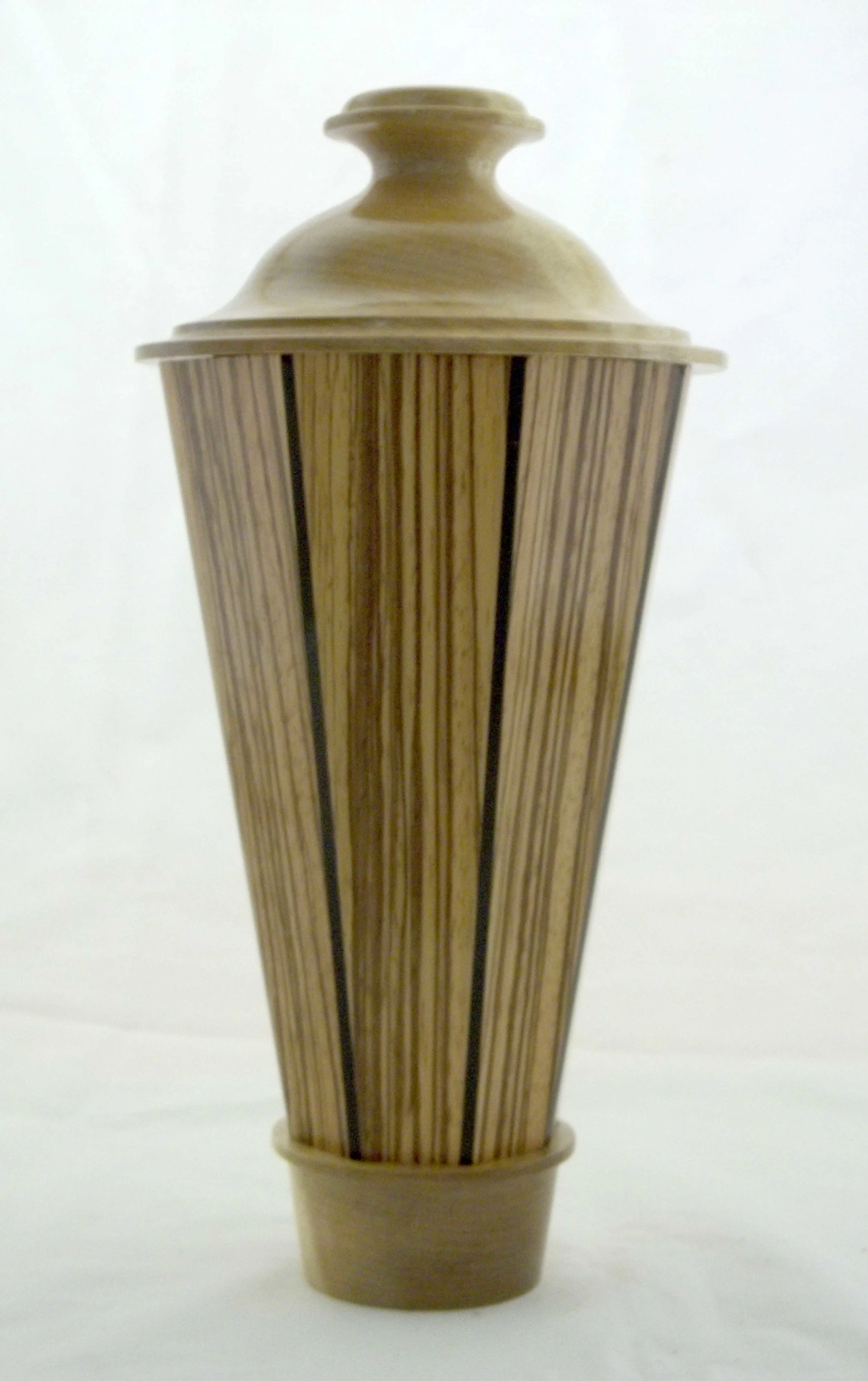 Tall Lidded Vase