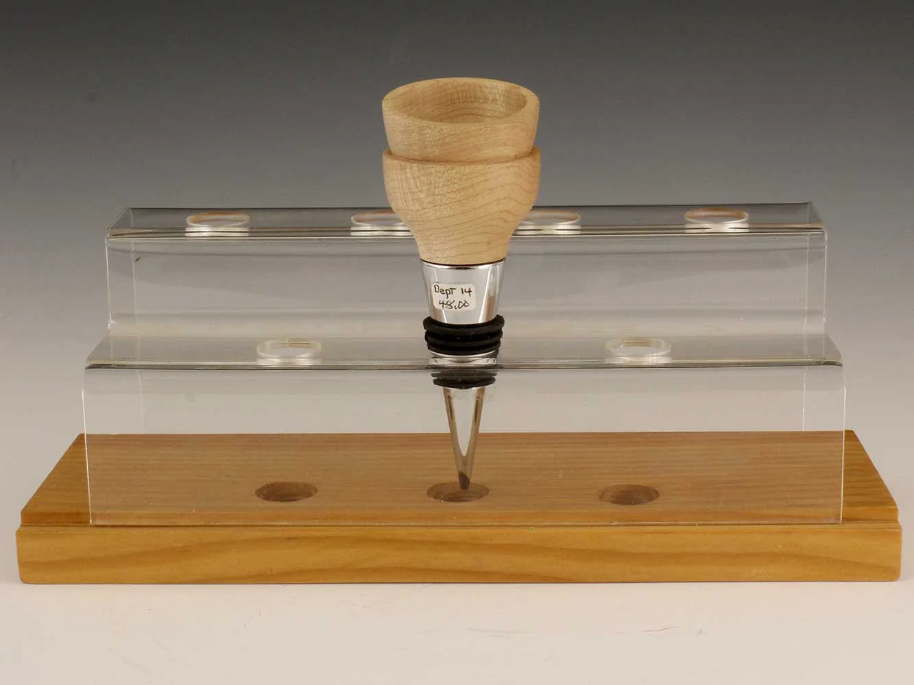 Maple Bottle Stopper