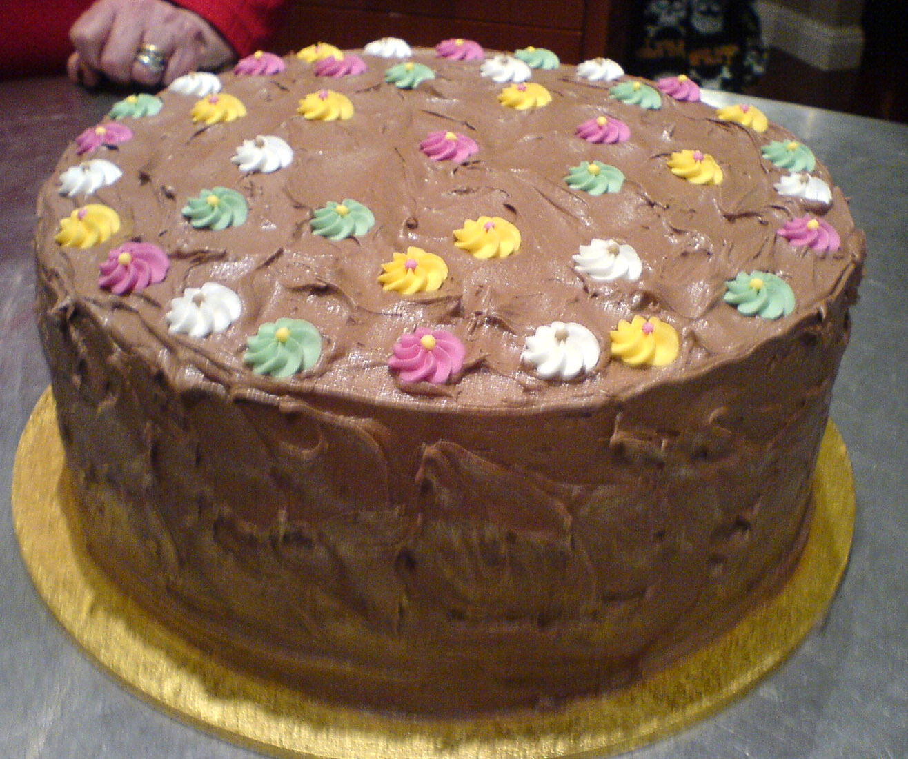 Vanilla &amp; Chocolate Birthday Cake for my niece