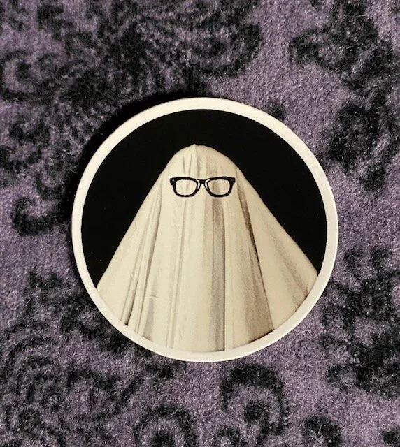 3" Round Ghost Sticker