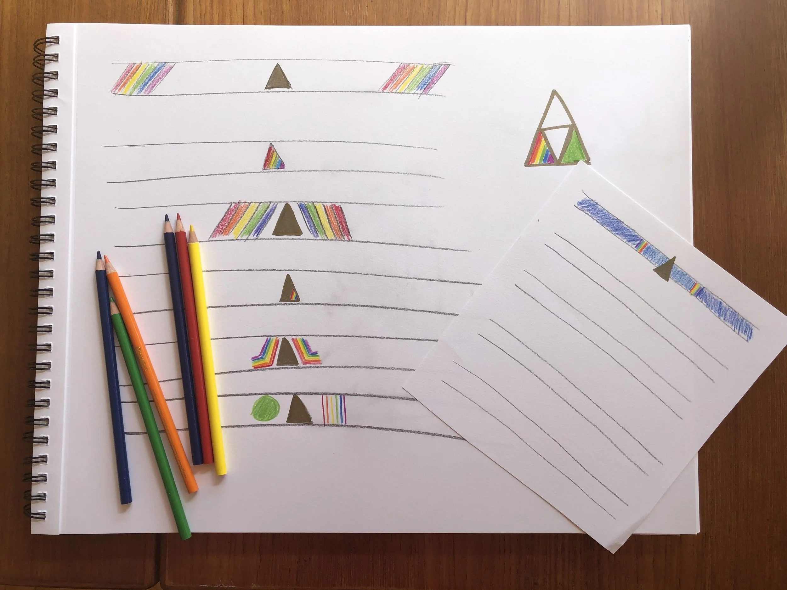 I used a subtle rainbow color scheme to signify the LGBT community and a green color scheme to signify that the wearer was available for dating.