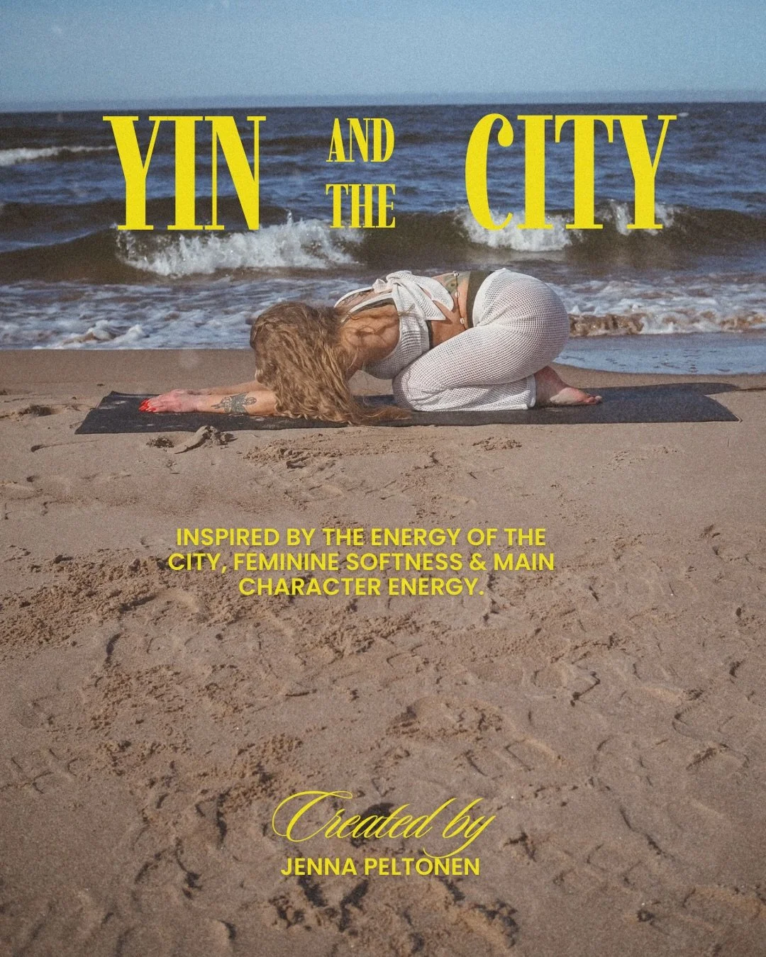 💋 YIN &amp; THE CITY 🪩
Inspired by feminine energy &amp; main character energy.

Kolmen kerran yinjoogamatka alkaa 3.6.
Kurssi on tehty muistuttamaan sua siit&auml;, ett&auml; t&auml;m&auml; el&auml;m&auml; ei ole jotain mit&auml; vain suoritetaan 