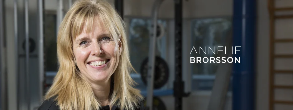 Annelie Brorsson- Leg. fysioterapeut.Specialistkompetens inom idrottsmedicin. Magisterexamen i fysioterapi och disputerade 2017 med en avhandling om rehabilitering av akuta hälsenerupturer.