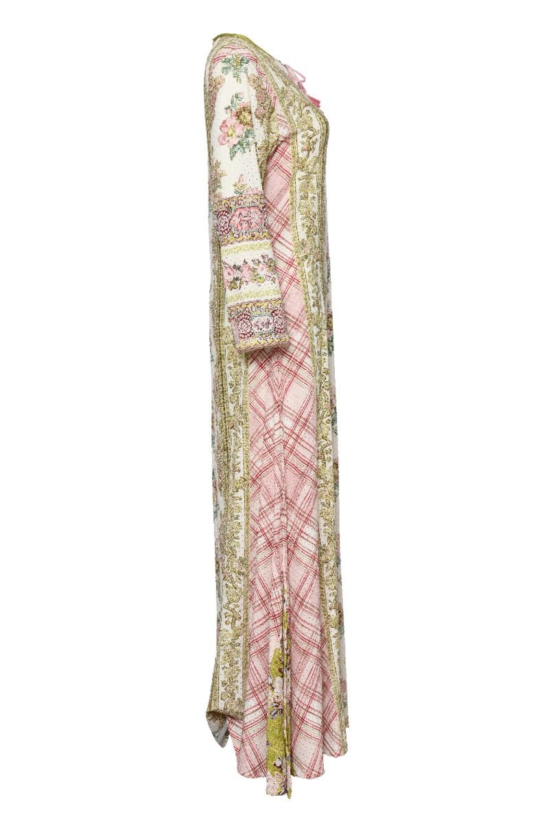 D'ascoli Cora Dress pink and green