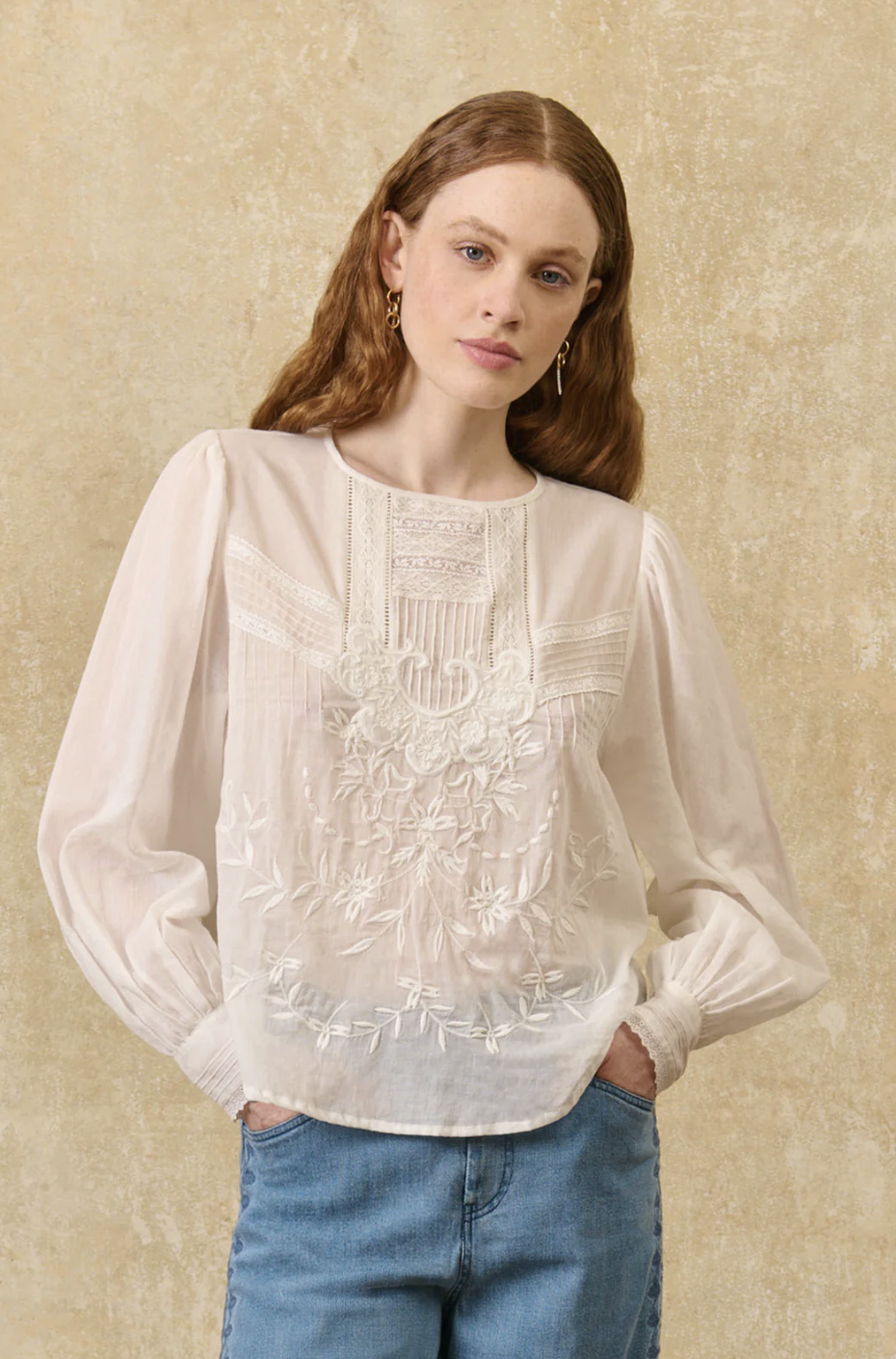 Louise Misha Leonide Shirt on model front