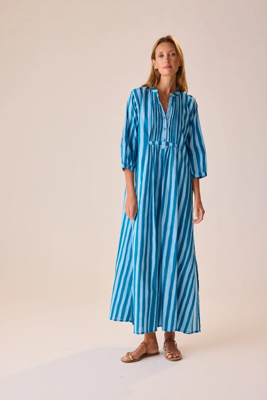 Natalie Martin Collection Sammie Dress blue stripes