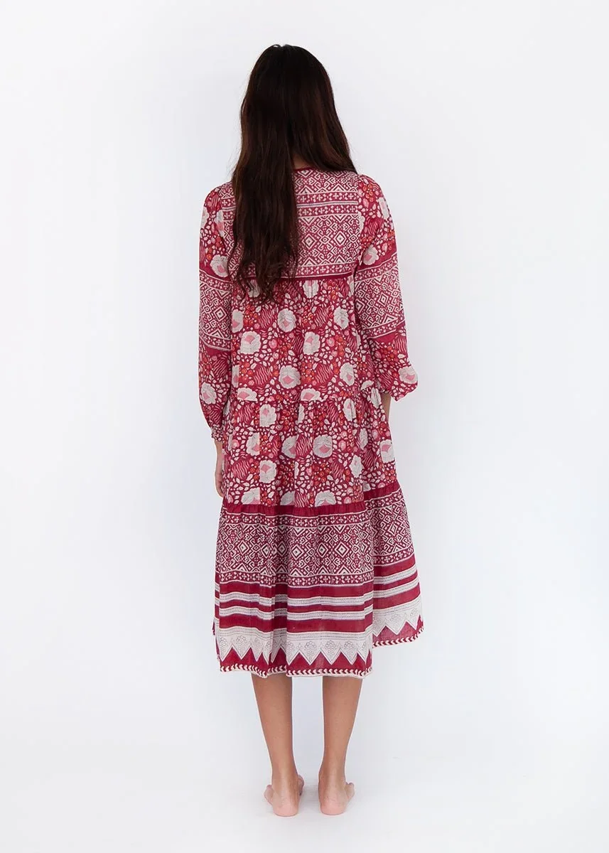 Matta New York Yamini Booj Dress garnet