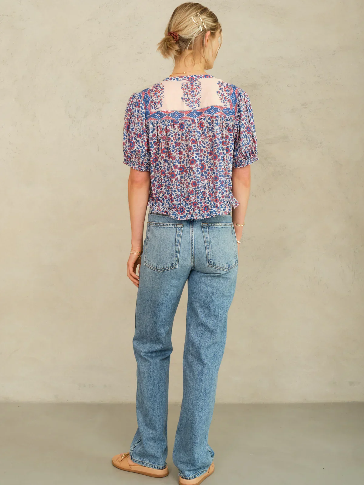 M.A.B.E Apparel della short sleeve blouse