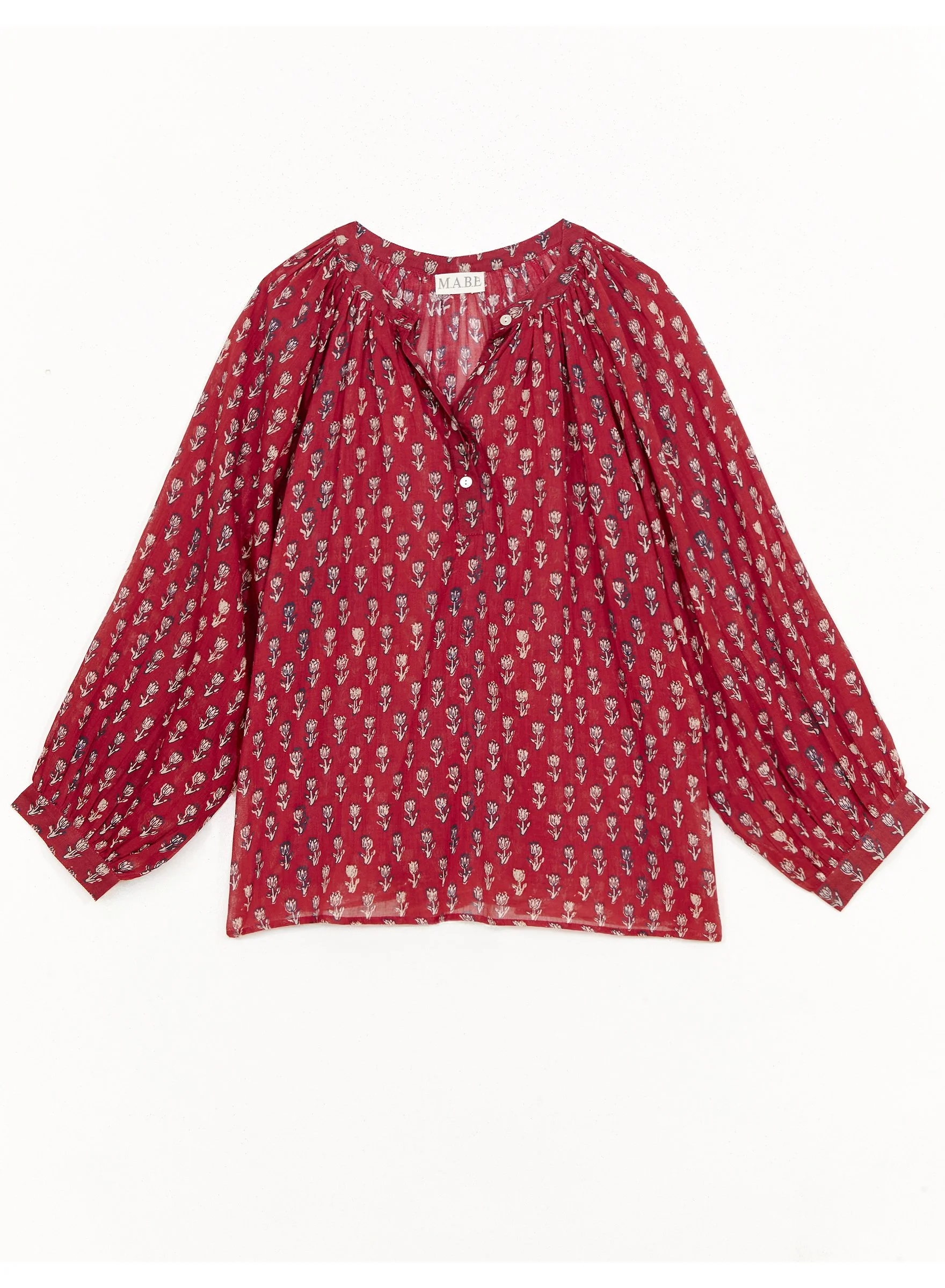 M.A.B.E Apparel ari blouse berry